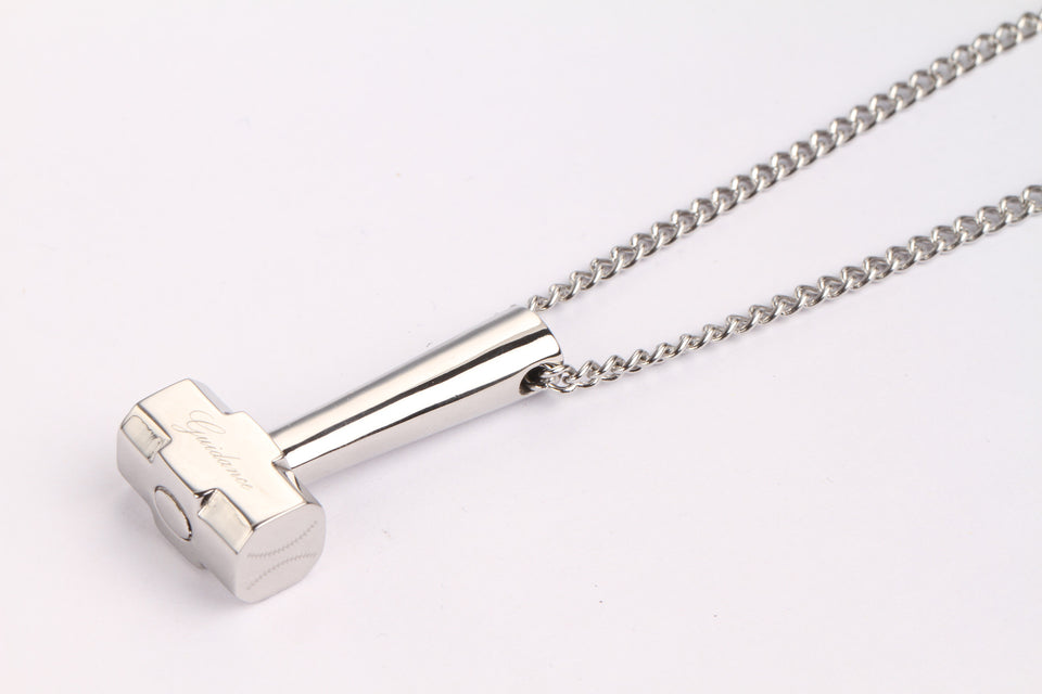 Stainless Hammer Pendant with Chain
