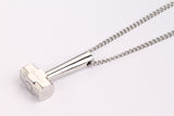 Stainless Hammer Pendant with Chain
