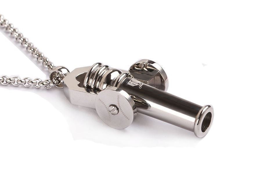 Stainless Cannon Pendant and Chain