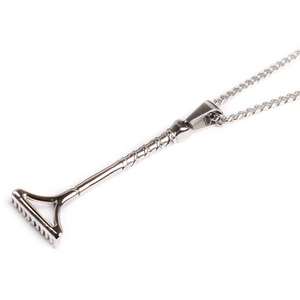 Stainless Rake Pendant and Chain