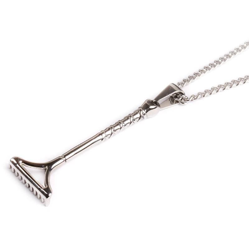 Stainless Rake Pendant and Chain