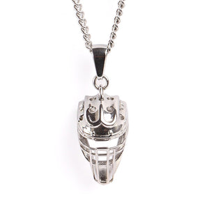 Stainless Catcher Mask with Necklace