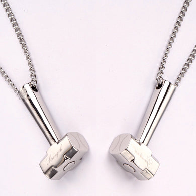 Stainless Hammer Pendant with Chain