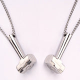 Stainless Hammer Pendant with Chain
