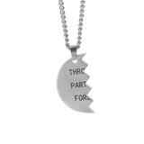 Stainless Throwing Partners Forever Baseball Pendants