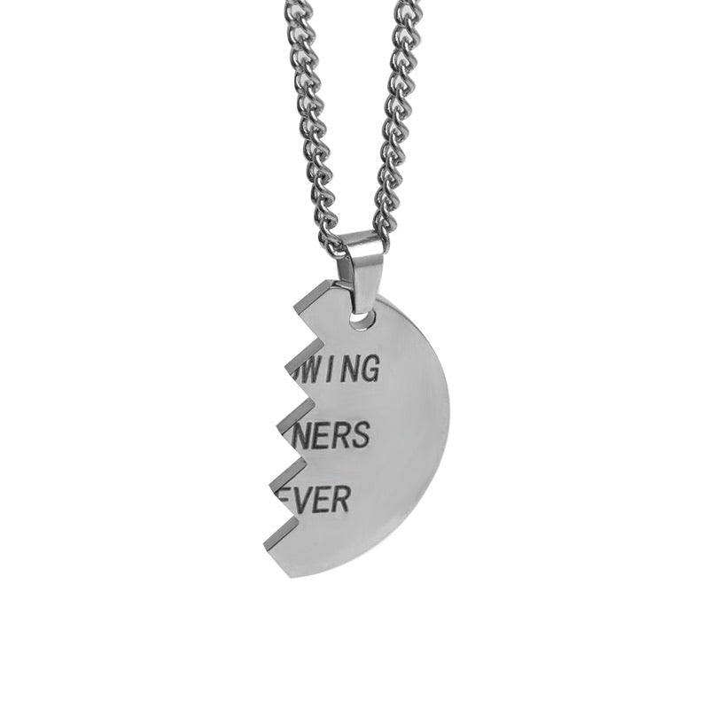 Stainless Throwing Partners Forever Baseball Pendants