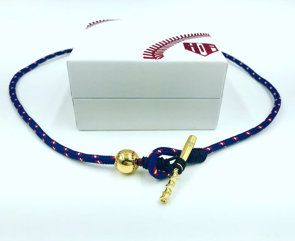 Golden Bat & Ball Rope Cording