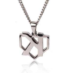 Stainless Strikeout Pendant with Necklace